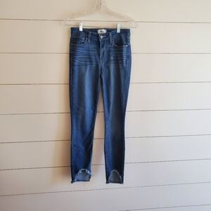 Women's "Shark Bite" Blue Jeans